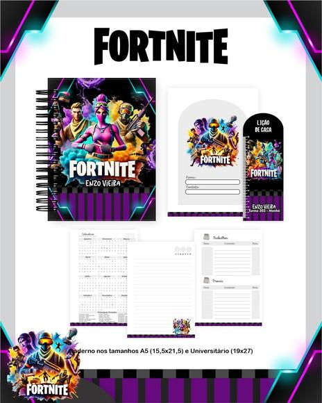 Arquivo de Corte Volta as Aulas Fortnite (compre 1lv+5
