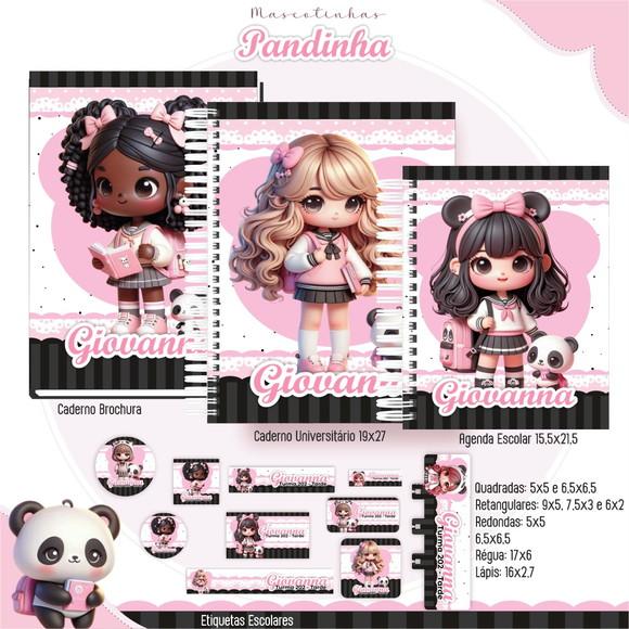 Arquivo de Corte Volta as Aulas Pandinha (compre 1 Lev+5