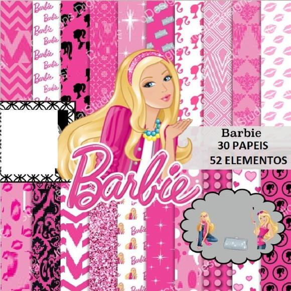 Arquivo Kit Digital Barbie 2( Compre 1 e Leve + 5