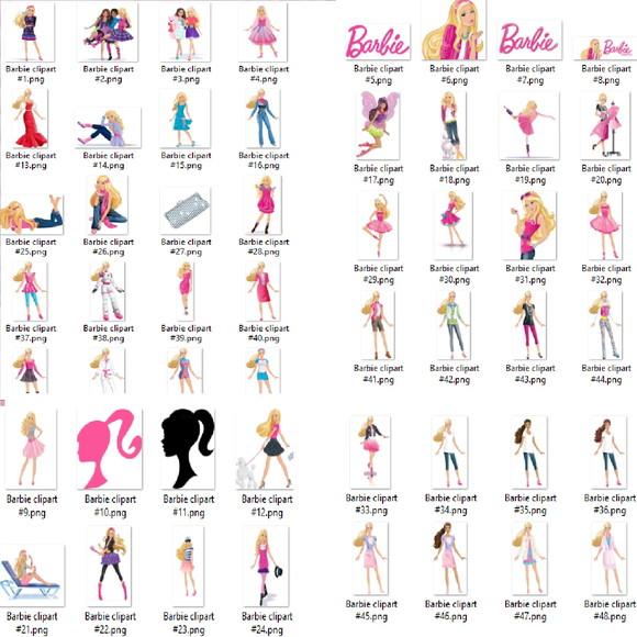 Arquivo Kit Digital Barbie 2( Compre 1 e Leve + 5
