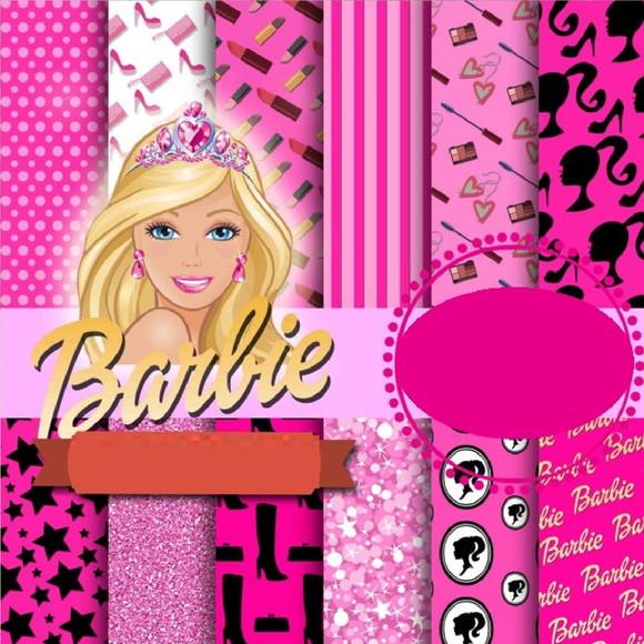 Arquivo Kit Digital Barbie 4( Compre 1 e Leve + 5