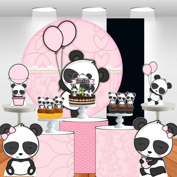 Arquivo Kit Festa Panda Menina ( compre 1 lv+5