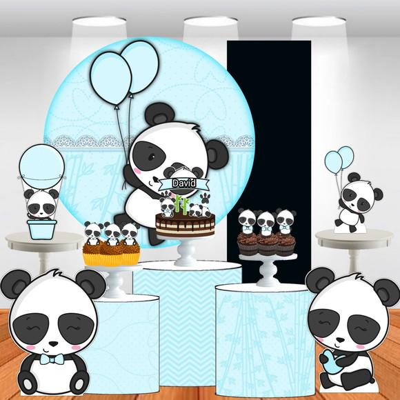 Arquivo Kit Festa Panda Menino (compre 1 e Leve+5