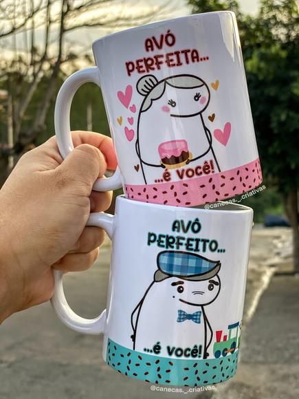 Arte Caneca Sublimação Flork Avós (compre 1 leve +5