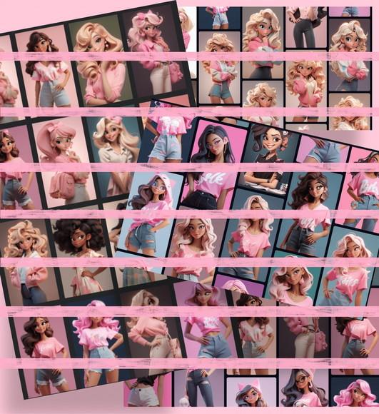 Kit Digital Bonecas Mascote 1 (compre 1 Leve+5