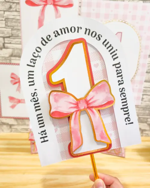 Arquivo de Corte Laço Rosa ( compre 1 lv+5