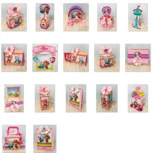 Arquivo de Corte Patrulha Canina Rosa (compre 1 Leve+5