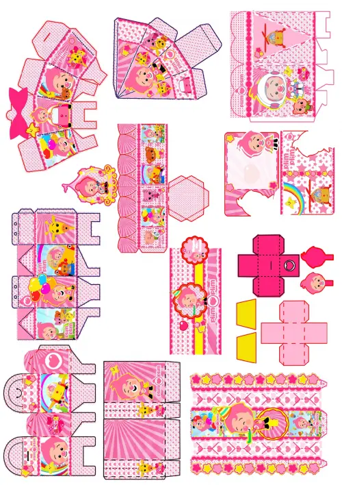 Arquivo de Corte Plim Plim Rosa (compre 1 Leve+5