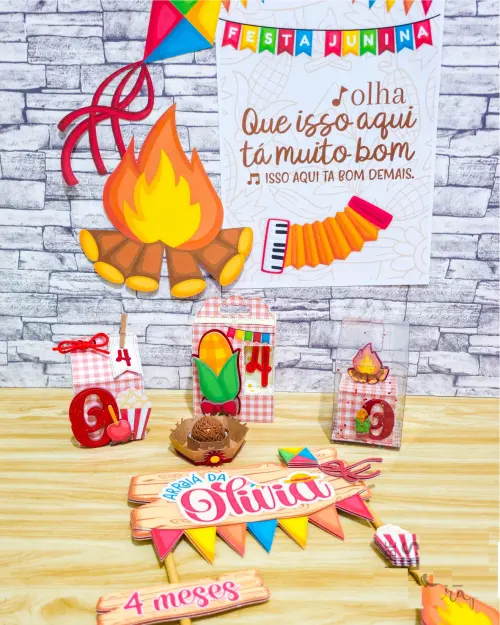 Arquivo de Corte Festa Junina 25 -14 (compre 1 Lev+5