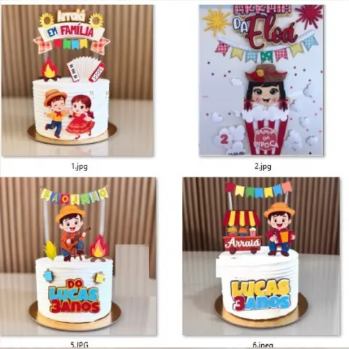 Arquivo de Corte 18 Topos Festa Junina (compre 1 Lev+11