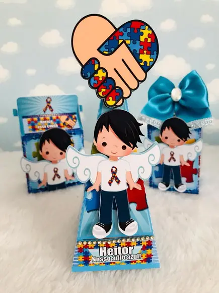 Arquivo de Corte Anjo Azul Autismo ( Compre 1 e Leve+10