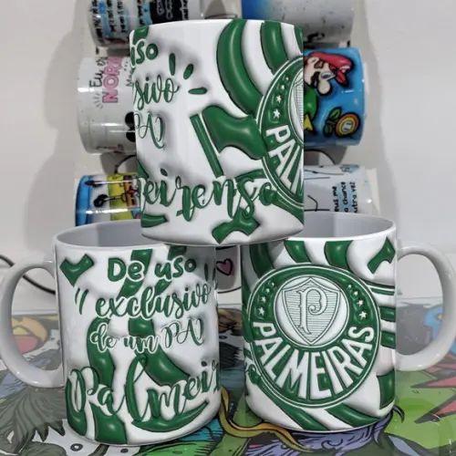 Arquivo de Corte Arte Caneca 3d Pais Time ( compre 1 e Lev+5