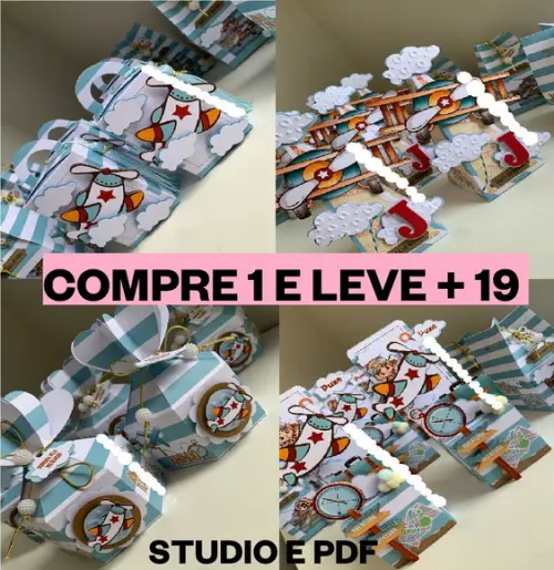 Arquivo de Corte Aviador 55 (compre 1 Leve+10