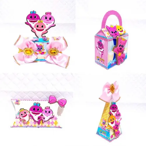 Arquivo de Corte Baby Shark Menina 107 (compre 1 Leve +19