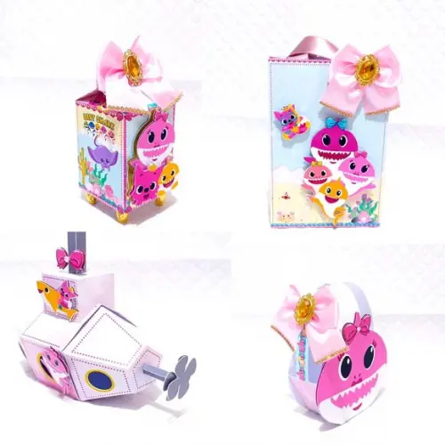 Arquivo de Corte Baby Shark Menina 107 (compre 1 Leve +19