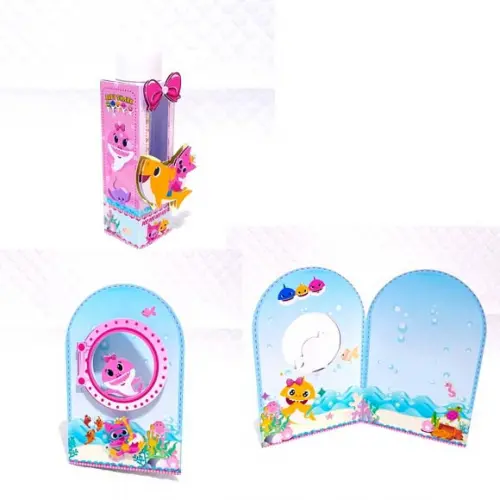 Arquivo de Corte Baby Shark Menina 107 (compre 1 Leve +19