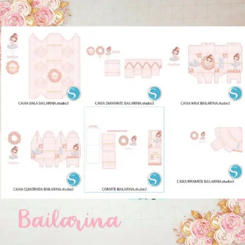 Arquivo de Corte Bailarina (compre 1 e Leve+10