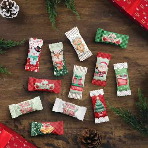 Arquivo de Corte Balinhas e Card Natal 25 (compre 1 Lev+5