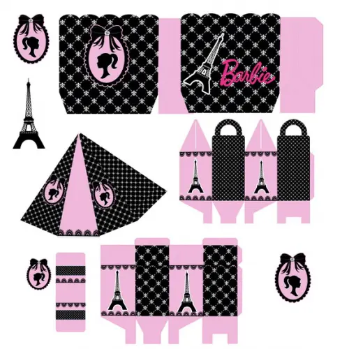 Arquivo de Corte Barbie Paris 5 ( Compre 1 e Leve + 19)