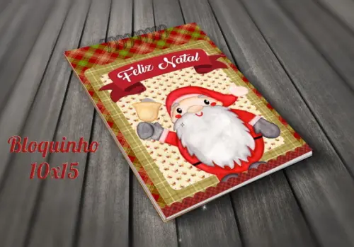 Arquivo de Corte Bloquinho de Natal ( Compre 1 Leve+5