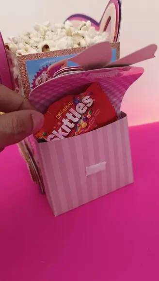 Arquivo de Corte Bolsa Pipoca Barbie ( Compre 1 Leve+10