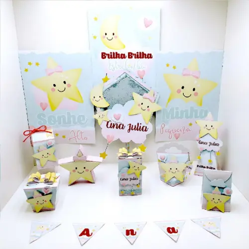 Arquivo de Corte Brilha Brilha Estrelinha 3 (compre 1 Elv+10