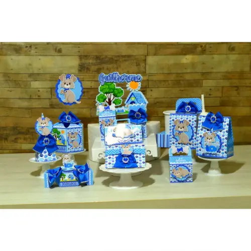 Arquivo de Corte Cachorrinho Azul 11 ( Compre 1 e Leve+10
