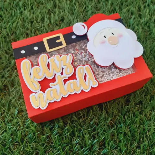 Arquivo de Corte Caixa 6 Doces Papai Noel (compre 1 Leve+10