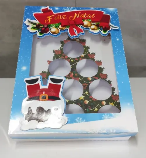 Arquivo de Corte Caixa Árvore de Natal 03 (compre 1 e Lev+10