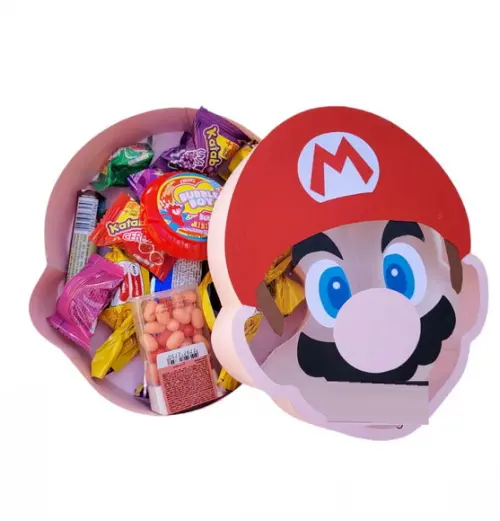 Arquivo de Corte Caixa Cabeça Mario Bros (compre 1 Lev+11