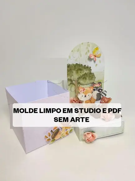 Arquivo de Corte Caixa Cenario Molde Limpo (compre 1 Leve+15