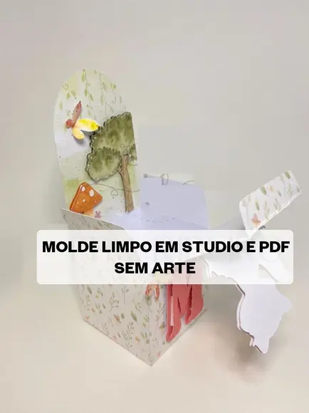 Arquivo de Corte Caixa Cenario Molde Limpo (compre 1 Leve+15