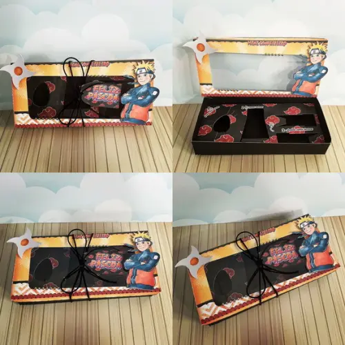 Arquivo de Corte Caixa Confeiteiro Naruto (compre 1 Leve+11