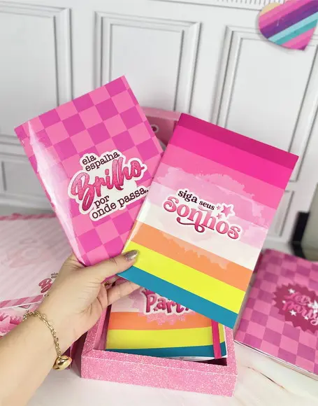 Arquivo de Corte Caixa Diario Rosa( Compre 1 e Leve + 10
