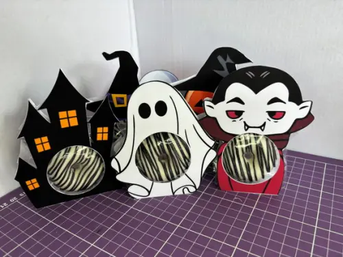 Arquivo de Corte Caixa Donuts Halloween(compre 1 e Lv+10