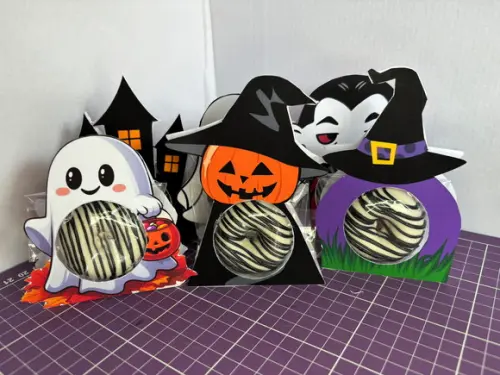 Arquivo de Corte Caixa Donuts Halloween(compre 1 e Lv+10