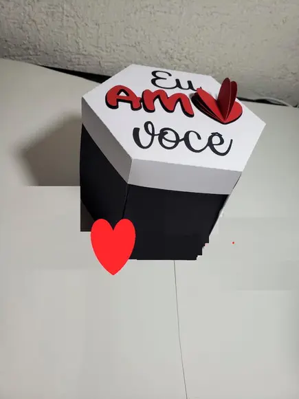 Arquivo de Corte Caixa Explosão Amo Você (compre 1 Leve+11