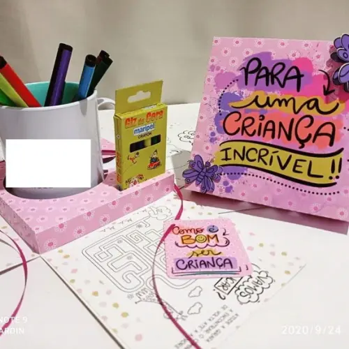 Arquivo de Corte Caixa Explosão Dia das Crianças 2 ( Leia a