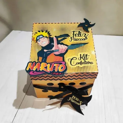 Arquivo de corte Caixa explosão páscoa Naruto ( LEIA A DESCR