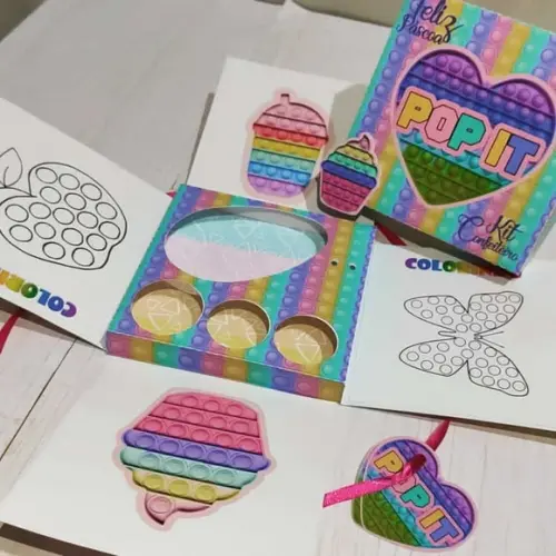 Arquivo de corte Caixa explosão páscoa pop it ( LEIA A DESCR