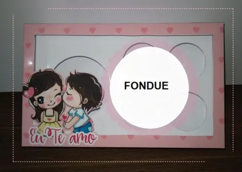 Arquivo de Corte Caixa Fondue 3 ( Leia a Descrição