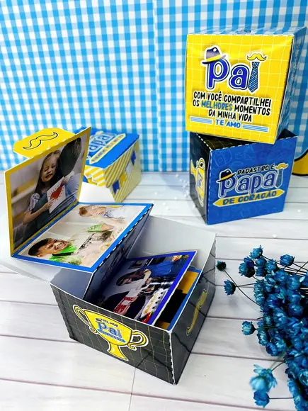 Arquivo de Corte Caixa Foto Lembrança Pais 1 (compre 1 e Lv+