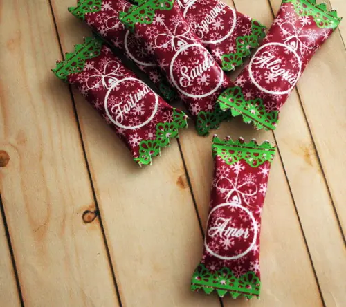 Arquivo de Corte Caixa Meia Bala e Balinhas Natal ( Leia a D