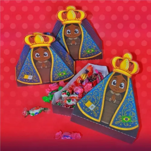Arquivo de Corte Caixa Nossa Senhora Aparecida (compre 1 Lv+2