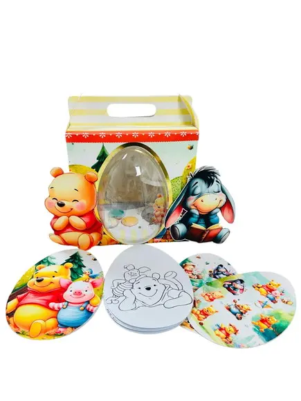 Arquivo de Corte Caixa Ovo Personagens 6 (compre 1 Lev+11