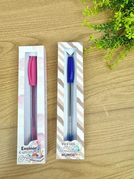 Arquivo de Corte Caixa para Caneta Professores(compre1 Lv+10
