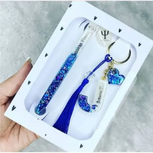 Arquivo de Corte Caixa para Chaveiro e Caneta de Resina ( Le
