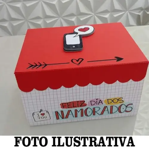 Arquivo de Corte Caixa Surpresa Dia dos Namorados ( Leia a D