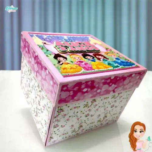 Arquivo de Corte Caixa Surpresa Princesas ( Compre 1 Leve+5