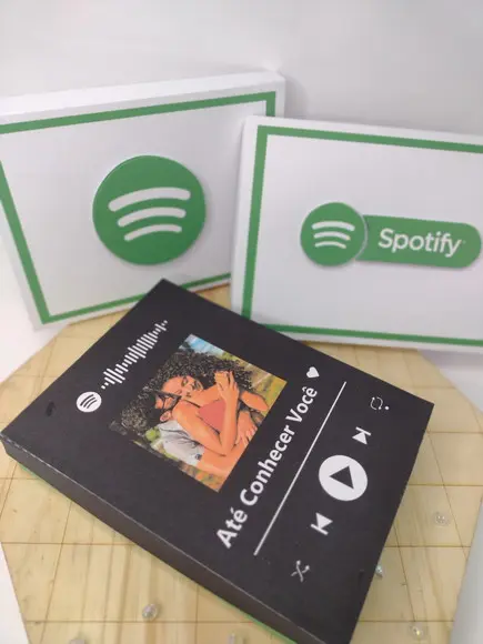 Arquivo de Corte Caixa Surpresa Spotify (compre 1 Leve+11